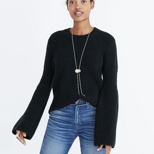Madewell Bell-Sleeve Pullover Sweater